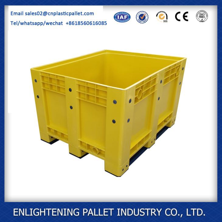 1.2x1m Heavy Duty Logistic Solid Plastic Pallet Box