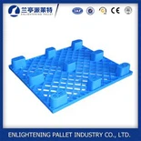 پالت پلاستیکی حمل و نقل یک طرفه سیاه و سفید 1100x1100x140mm یکبار مصرف
