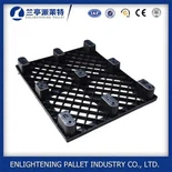 پالت پلاستیکی یکبار مصرف 1200x1000x140mm 9 پایه صادرات محموله مشکی