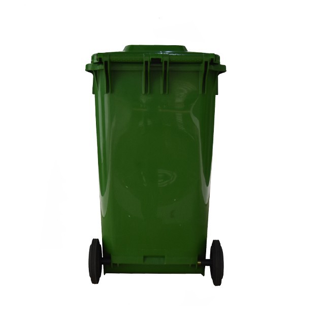 Eco Friendly Colorful Outdoor 240L Plastic Trash Can With Lid